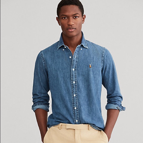 Ralph Lauren Blue Label Other - Ralph Lauren | Blue Denim Button Down Shirt Small
